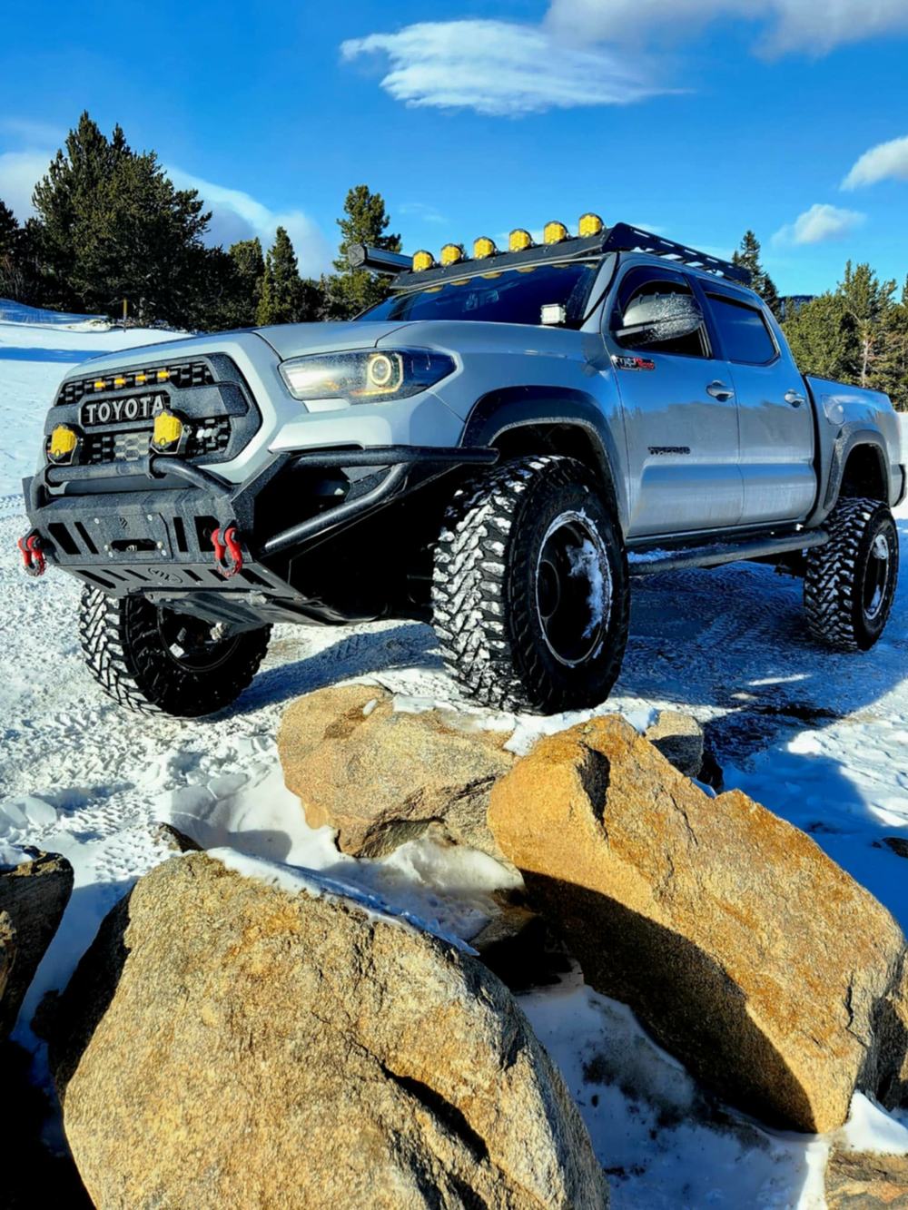 Lifted Toyota Tacoma off-road build